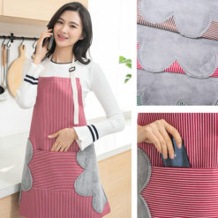 Waterproof Kitchen Apron with Side Towels