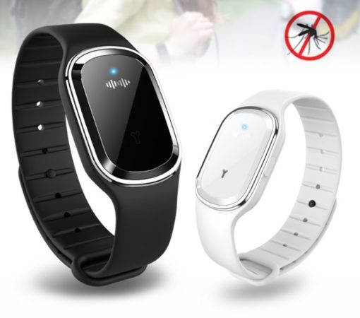 Ultrasonic Mosquito Repellent Wristband Watch