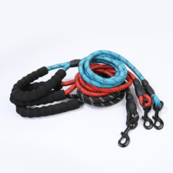 Heavy Duty Rope Dog Leash with Reflective Threads