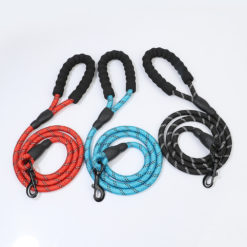 Heavy Duty Rope Dog Leash with Reflective Threads