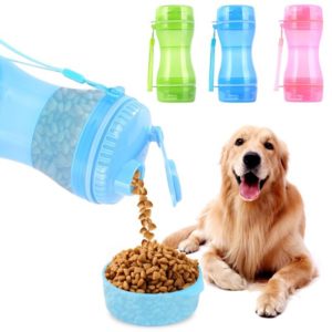 2 in 1 Portable Dog Food and Water Bottle