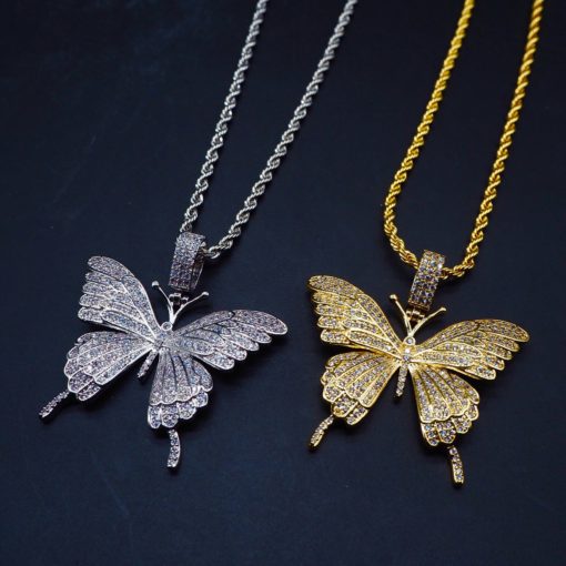 Butterfly Pendant Necklace