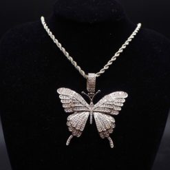 Butterfly Pendant Necklace