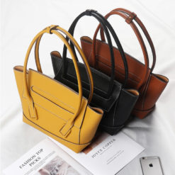 Contemporary Crossbow Tote Shoulder Leather Bag