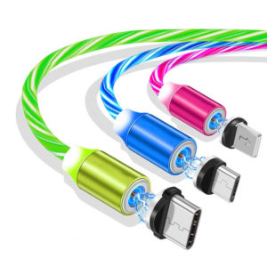 Glowing LED Magnetic Phone Charger USB Cable