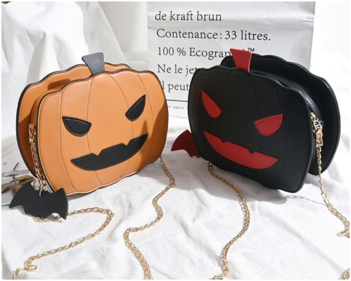 Halloween Pumpkin Shoulder Bag for Women