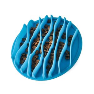 Silicone Slow Feeder Wave Bowl for Pets