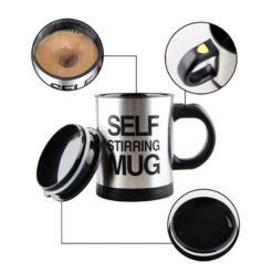 Stainless Self Stirring Mug