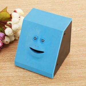 Funny Moving Face Money Eating Coin Bank